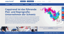 Desktop Screenshot of copytrend.ch