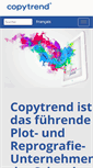Mobile Screenshot of copytrend.ch